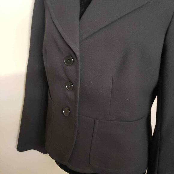 NWT TALBOTS KATE CURVY Black Blazer 10 Petite Beautiful - Picture 8 of 8